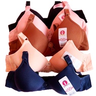 HW - K3 Plain Pore Pattern Women's Underwear Bra Without Wire BRA TOYAZI 168