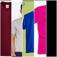 (Ready Stock) T Shirt Kosong Plain T-shirt *100% Cotton*