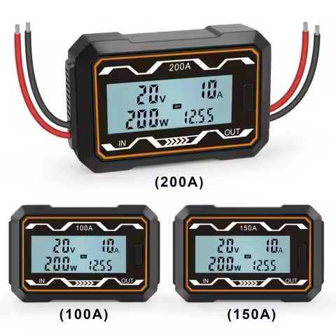New RC Watt Meter 100A 150A 200A RC High Precision Current Power Analyzer & Watt Meter W/ Backlight