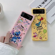 Samsung Z Flip 3 4 Stitch Winnie the Pooh Phone Case 史迪仔 維尼熊 三星Flip 3 4手機殼 $95包埋順豐郵費⚠️🤩