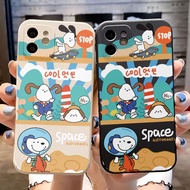 Straight edge Rubik's Cube case for iphone 14promax 11 13 12 7Plus X XS Max Space Snoopy Cover