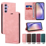 Ốp cho Samsung Galaxy M55 M54 M14 M32 M22 M12 Ốp Nắp gập Có Khe Cắm Thẻ Ví da từ tính