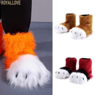 Royal Furry Foot Paws - Realistic Cosplay & Halloween Costume Accessory