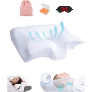 Restora Pillow for Sleep Apnea, Hollow Design Odorless Orthopedic Neck Pillow  Pain Relief, Memory F