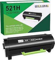 521H 52D1H00 Black Toner Cartridge Replacement for Lexmark MS810 MS810n MS810dn MS810de MS710 MS710n