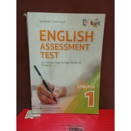 ENGLISH ASSESSMENT TEST BOOK FOR HIGH SCHOOL/MA GRADE X (1) K13 REVISED ERLANGGA