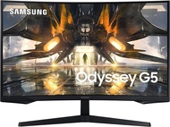 Samsung LS27AG552ENXZA-RB 27 "Odyssey G5 2560X1440 165Hz QHD LED Gaming Monitor-ได้รับการรับรองตกแต่
