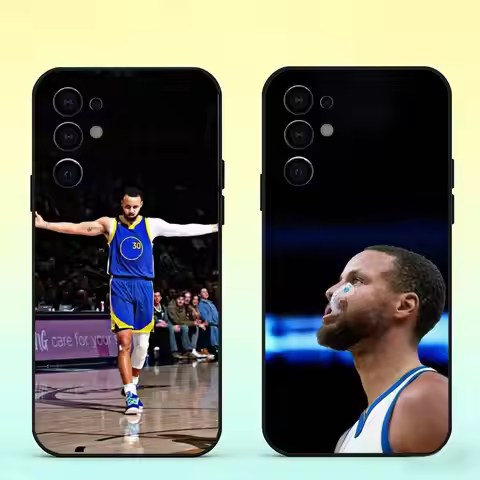 Basketball S-Stephen C-Curry Phone Case Black Silicone Soft For Samsung S25,S24,S21,S22,S23,S30,Ultr
