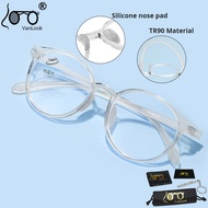 Anti Glare Blue Blocker Round Kids Glasses Computer Phone Gaming Young Teenage Students Transparent 