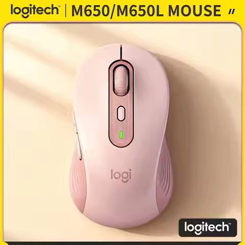 Logitech M650/M650L Signature Mouse - Wireless, Silent Clicks, Advanced Optical Sensor, Multi-Platfo