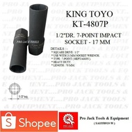 KING TOYo 7 POINT IMPACT SOCKET KT4807P