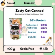 kisscat7 NuMew Zesty Meal Complete Balance Cat Canned Food Cat Wet Food Makanan Kucing 100g 猫主食罐肉泥