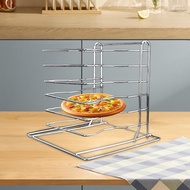 [MY116] Pizza Rack Stand Portable Multipurpose For Hotel Pizzerias Party Cooling Display Pan Kitchen
