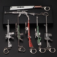 Eating Chicken Peace Jedi Elite Gun M416 Alloy Weapon Model Peripheral 98K Toy Pendant Keychain