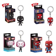  1Pcs Funko POP Keychain PVC Marvel Avengers Spider-Man Gwen Action Figures Collection