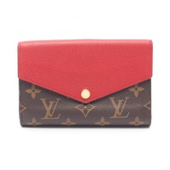 【二手】路易威登LOUIS VUITTON雙折錢包 Portefeuille Pallas Compact Monogram M60140 櫻桃紅皮革 Portefeuille Pallas Comp