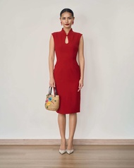 ORCHIDA - Mandarin Collar Dress (Ship Within 2–3 Days)