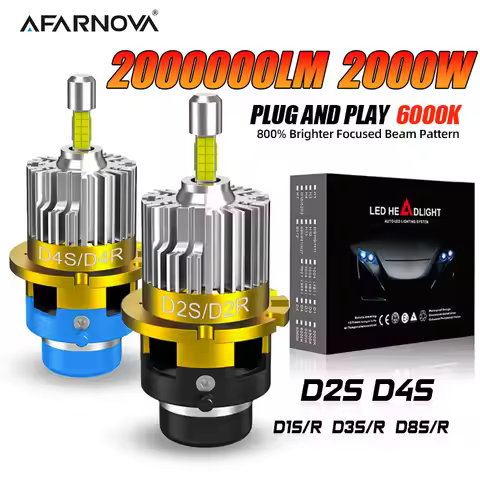 360 Led D4S D2S D2R D3R Car Headlight Canbus Bulbs CSP Led Super Bright D1S D3S D1R D4R Car Bulb 12V