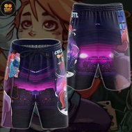 Euro-American Trend 3D Anime | Quick-Drying Shorts, Custom Unisex Japanese-Korean, All-Scene Comfort