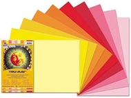 Tru-Ray Construction Paper, 76 lbs., 12 x 18, Assorted, 25 Sheets/Pack