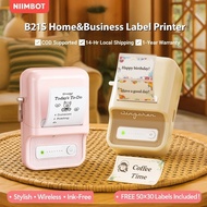 Niimbot B21 Bluetooth Label Printer Portable Thermal Sticker Maker for Small Price Tags Sticker