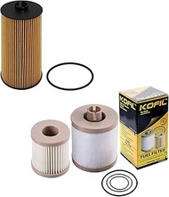 Filter Service Kit for 2003-2007 Ford 6.0L F250 F350 F450 F550 Super Duty & 2003-2005 Excursion, Inc