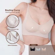 Adelais Routine Curvy Seamless Push Up Bra - Size 32ABC-38ABC (2cm)