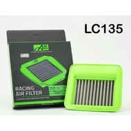 STAINLESS STEEL LC135 V1-V8 & LC 135 AIR FILTER AJI RACING