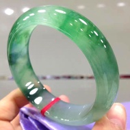 Jade Bracelet with Certificate Ice Jade Bracelet Jade Bracelet Floating Flower Tire Style Jade Brace