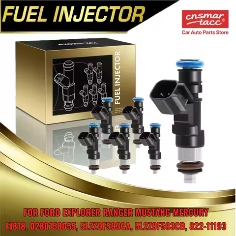 6 Pieces Fuel Injector Compatible for Ford Explorer Ranger Mustang for Mercury Mountaineer 4 0L FJ81