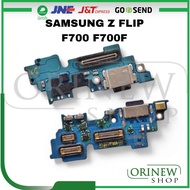Pcb Board Usb Connector Samsung Z Flip F700 F700F Connector Charger Original Mic Board