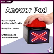 Game Answer Buzzer Alarm Game Button Answer Pad Toy