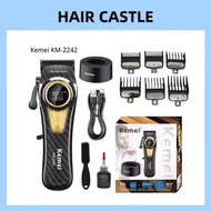 Kemei 2242 Professional Cordless Hair Clipper Barber Electric Fade Hair Cutter Cutting Machine