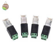 Nebaby RJ45 to RS485 Converter RJ45 Terminal Adapter RJ45 to RS485 Adapter Crystal Head to Terminal 