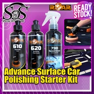 ROAR Advanced Surface Finishing Starter Kit (610, 620, 730) DIY Car Body Polish Compound Wax Speed G