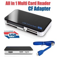 USB 3.0 to Compact Flash CF Multi Card Reader Micro SD/MS/XD/TF/M2 6 in 1 All in 1