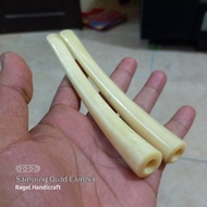 Pipa once tulang iga duyung asli bulat 17.cm