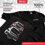 [BND] T-Shirt HONDA City GD8 F&R T-Shirt City GD8 Premium Quality Car T-Shirt