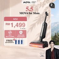 MOVA M50 Wet Dry Vacuum Cleaner | 100% Anti-tangle | 100°C Self-Cleaning | Odor-Free Deodorizer | 10