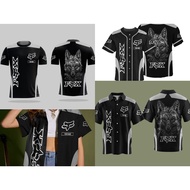 KEMEJA FOX RACING T-SHIRT FOX SHIRT RACING SHIRT FOX BASEBALL RACING T-SHIRT art 2 PRINTING SUBLIME