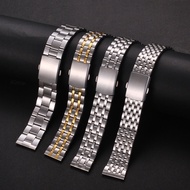 18mm Stainless Steel Watch Strap 20 Mm. 22 Replacement For Seiko Rolex Watchbands