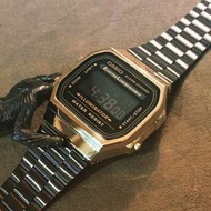 Casio 黑金色 跳字錶 全新