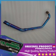 Pipa leher knalpot bluemoon Honda CBR 150r Lokal K45a full bending stainless