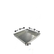 Readystock 🤗 loyang 10x10x1 1/4 besi  tebal homemade