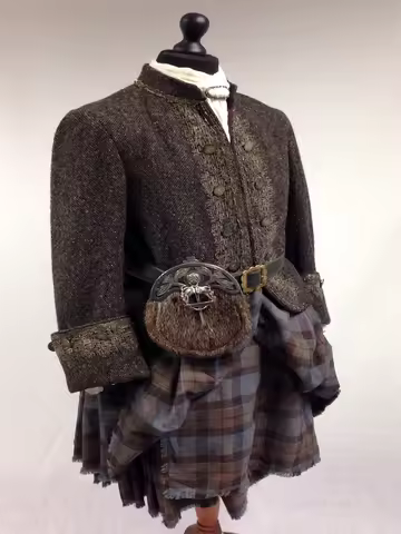 Outlander season 1 Colum Cosplay Costume Men's Gothic Outfit Medieval Dress Halloween Party Stage Su