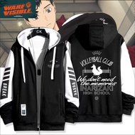WareVisible Jacket Hoodie ZIPPER INARIZAKI HIGH SCHOOL Oversize Korean Style Kombinasi Unisex Premiu