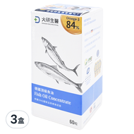 大研生醫 德國頂級魚油軟膠囊  60顆  800mg  3盒