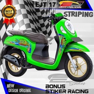 Terbaru Striping Scoopy 2013 - 2022 / Striping Motor Scoopy / Stiker