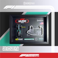 F1 Memento - George Russell Las Vegas American Mercedez Win 2024
