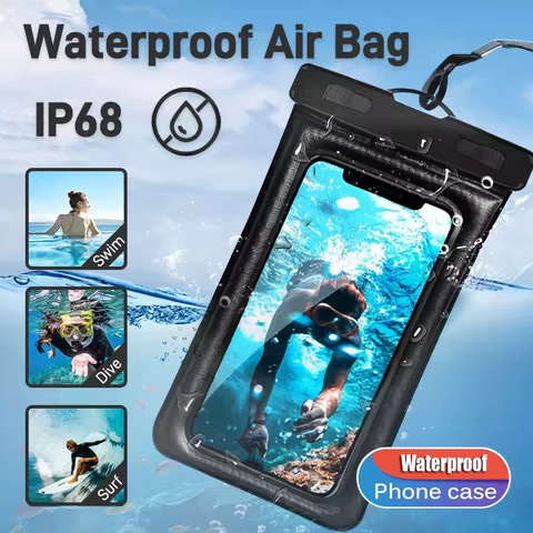 IP68 Universal Waterproof Phone Cases Bag For iPhone 16 15 14 13 12 11 Pro Max X Xiaomi Samsung S24 